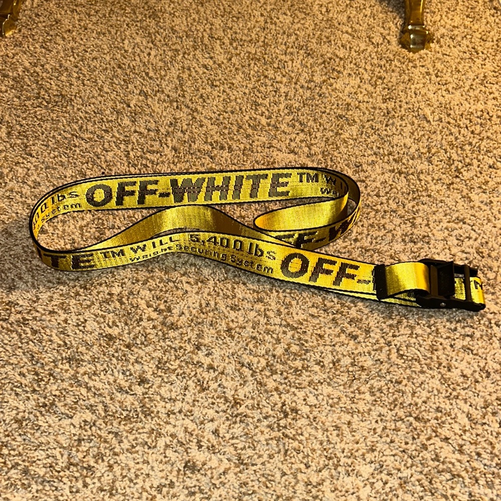 Off White Belt Authentic One Size